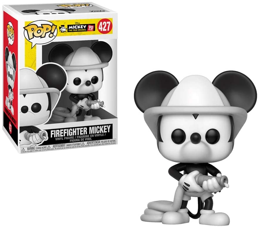 Funko Pop! Disney Mickey The True Original 90 Years Firefighter Mickey 427 + Free Protector
