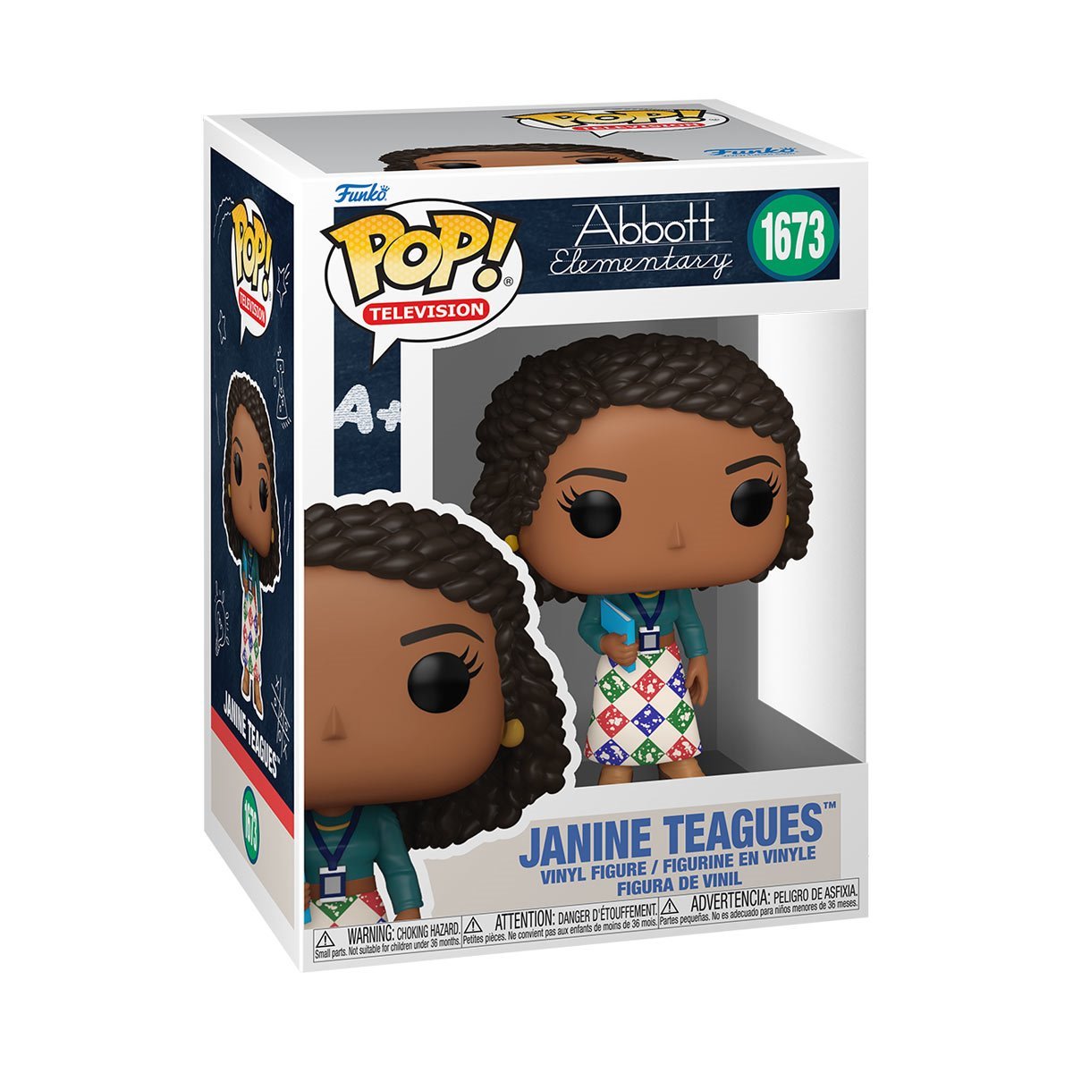 Funko Pop! Abbott Elementary: Janine Teagues 1673 + Pop Protector