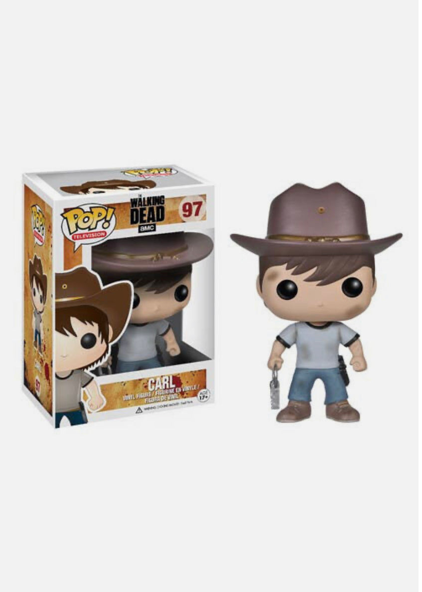 Funko Pop! The Walking Dead - Carl 97 + Free Protector (box ware)(VAULTED)