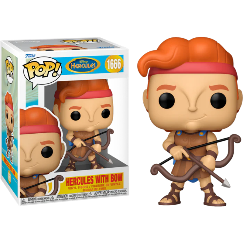 Funko Pop! Disney Hercules - Hercules with Bow 1666 Figure + Pop Protector