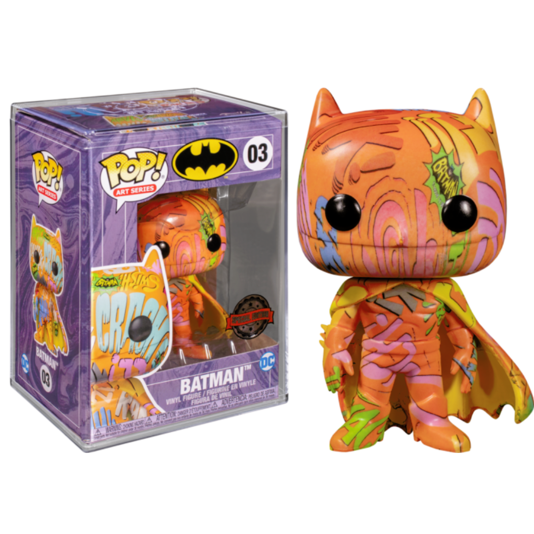 Funko Pop! DC Batman 03 Art Series Special Edition Figure + Pop Protector