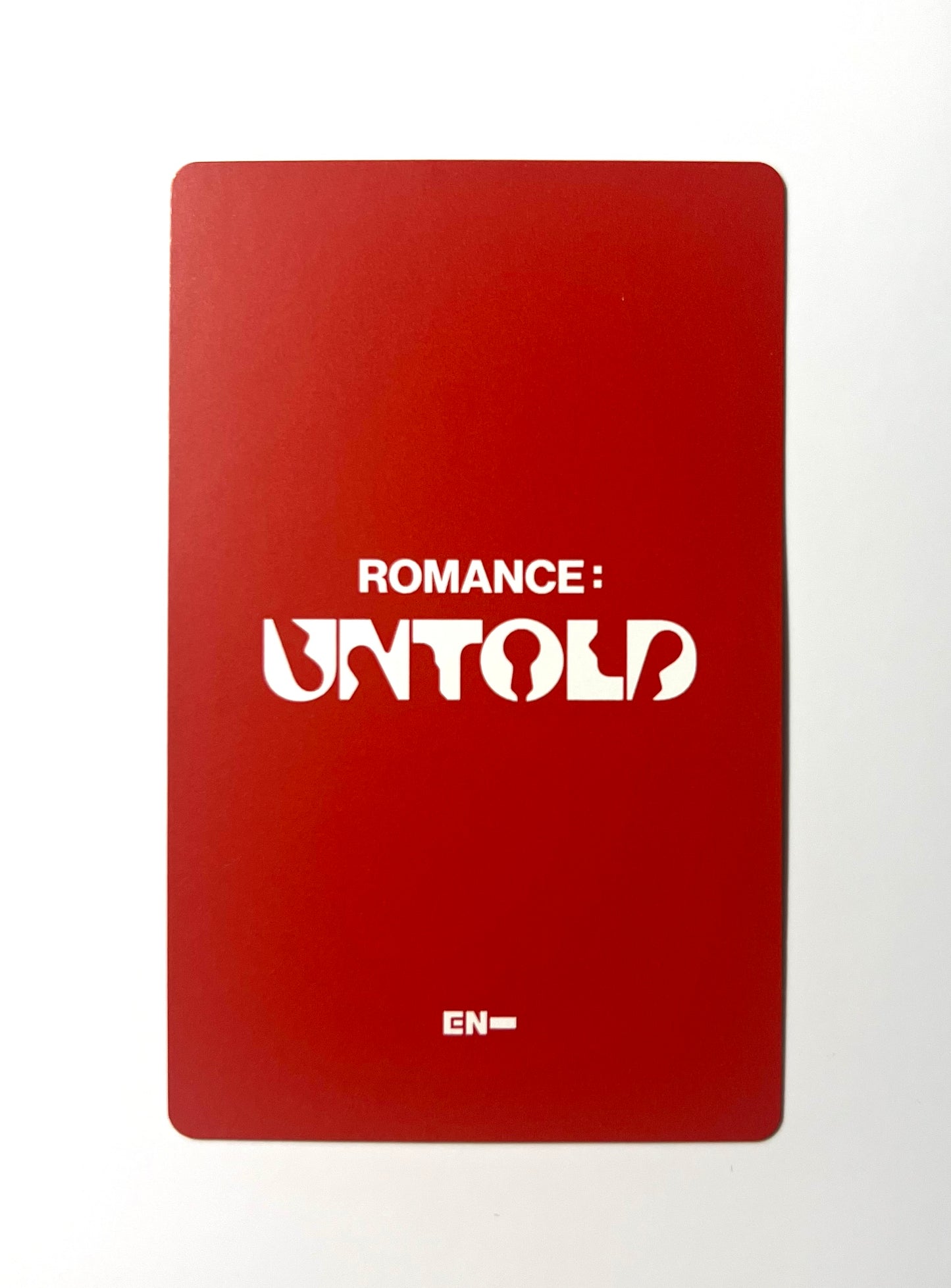 K-pop Enhypen PARK SUNGHOON Romance : Untold Weverse Album Ver Official Photocard