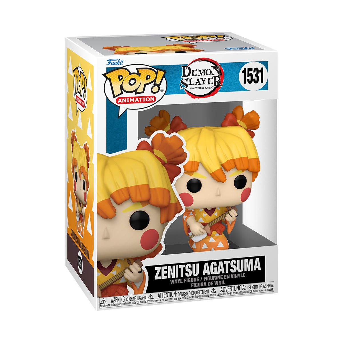 Funko Pop! Demon Slayer Zenitsu Agatsuma (Kimono) #1531 + PoP Protector