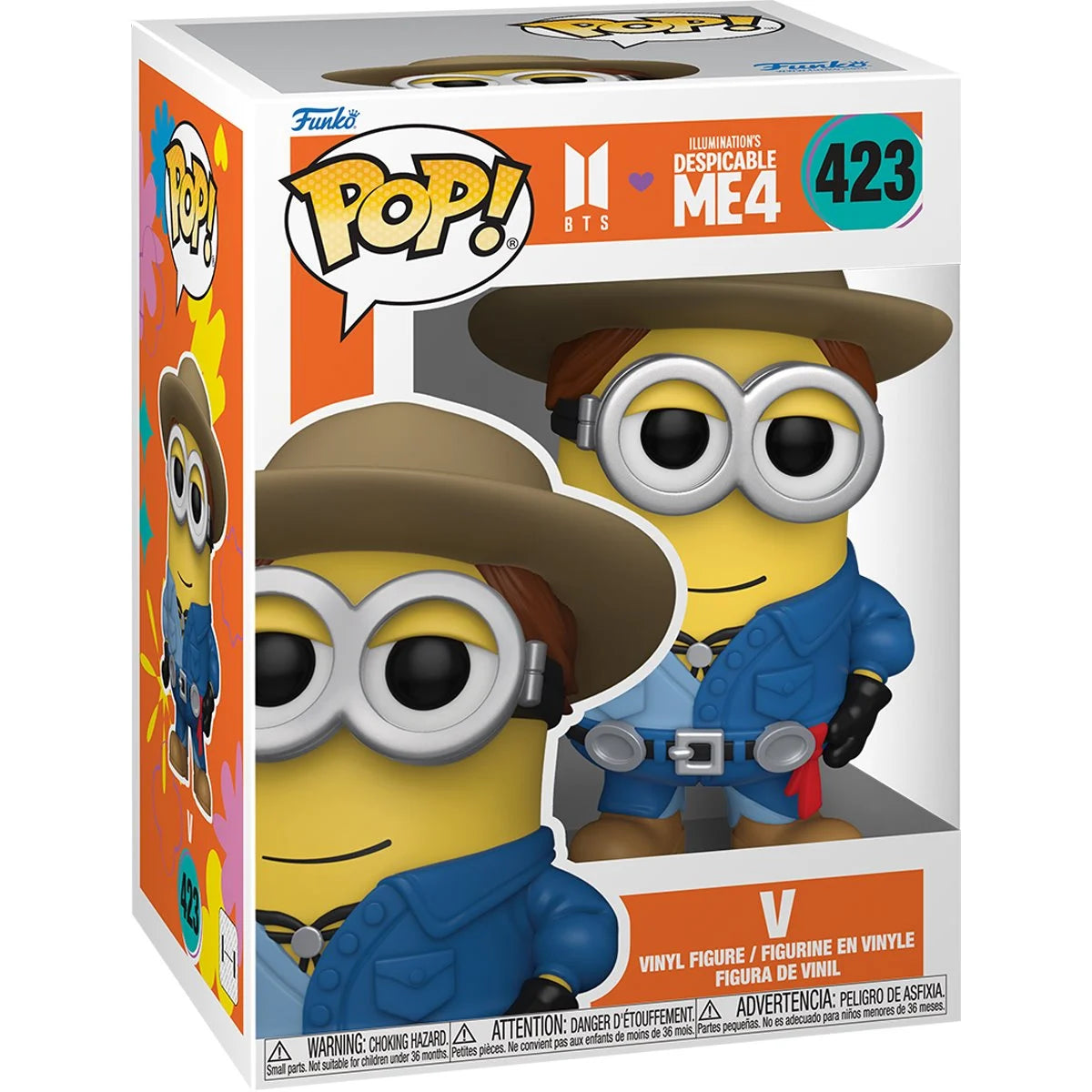 Funko Pop! Despicable Me 4 Minion x K-pop BTS V #423 + Free Protector