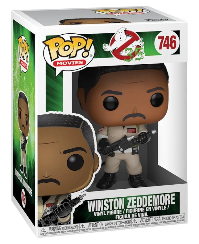 Funko Pop - 746 Ghostbusters - Winston Zeddemore Vinyl Figure + PoP Protector