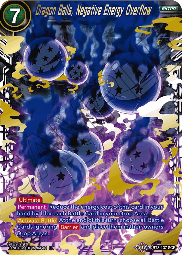 Dragon Ball TCG! Dragon Balls, Negative Energy Overflow - Malicious Machinations (DBS-B08)