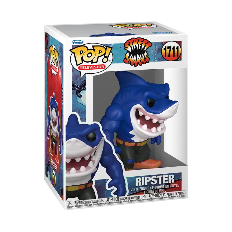 Funko Pop! Street Sharks - Ripster 1711 + Pop Protector