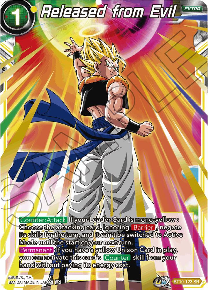 DRAGON BALL TCG! Released from Evil - Rise of the Unison Warrior (DBS-B10)