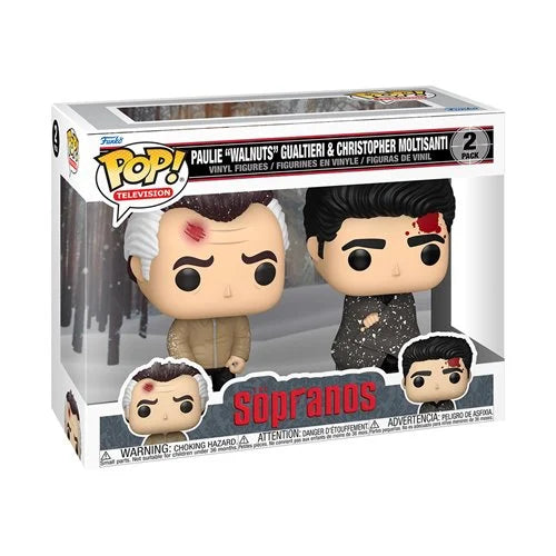 The Sopranos Paulie Walnuts Gualtieri & Christopher Moltisanti Funko Pop! Vinyl Figure 2-Pack