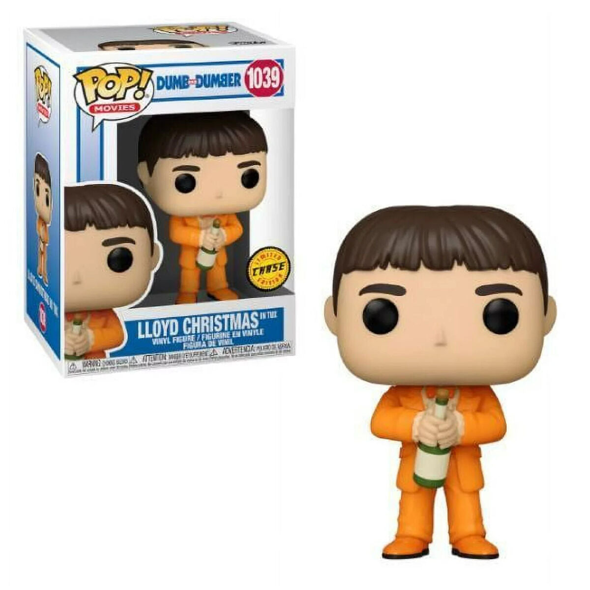 Funko Pop! Dumb and Dumber Lloyd Christmas in Tux 1039 CHASE + Pop Protector