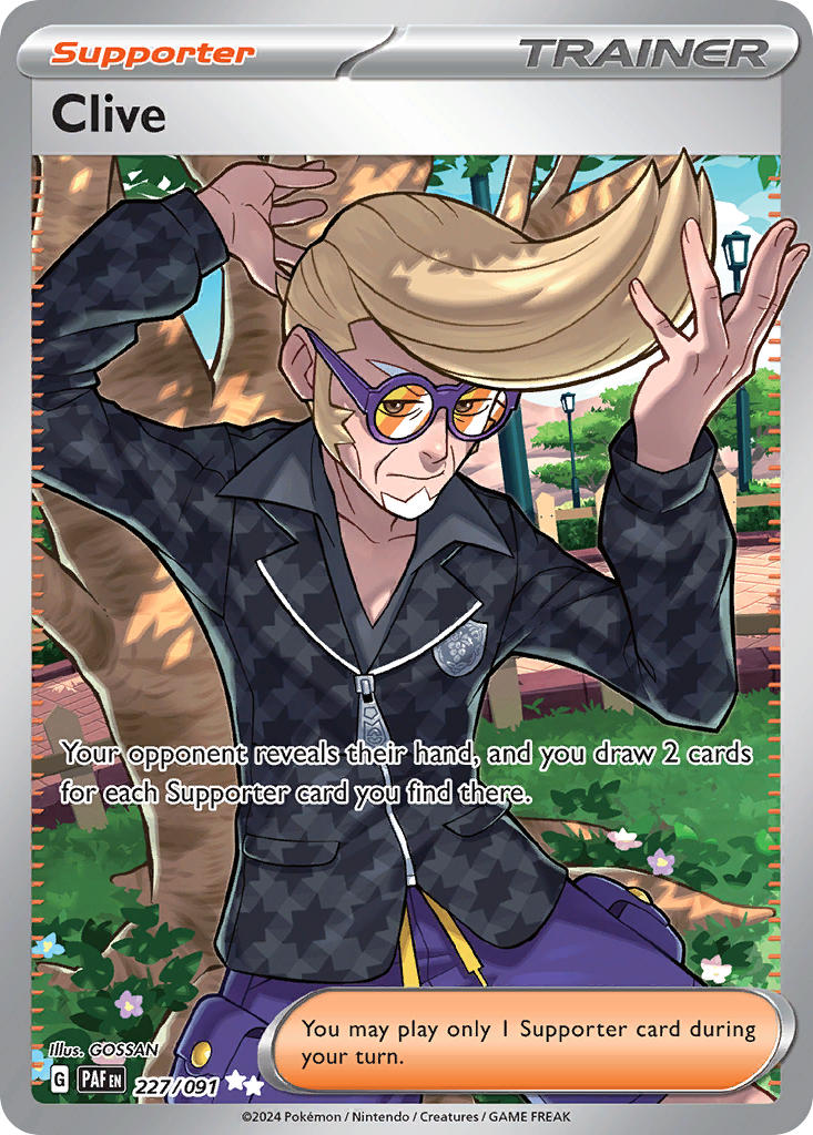 Pokemon TCG! Clive 2024 Paldean Fates #227/091 Ultra Rare