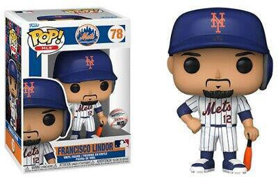 Funko Pop! MLB : Mets Francisco Lindor 78 Figure + Pop Protector