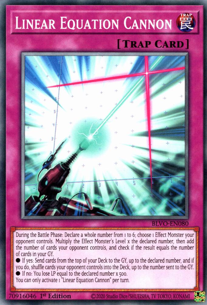 Linear Equation Cannon - Blazing Vortex (BLVO)