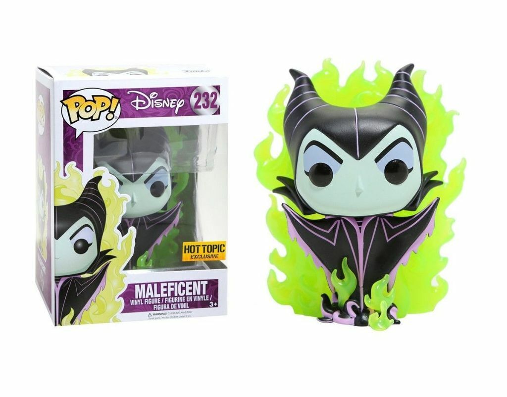Funko POP! Maleficent #232 Disney Sleeping Beauty Hot Topic Exclusive + PoP Protector