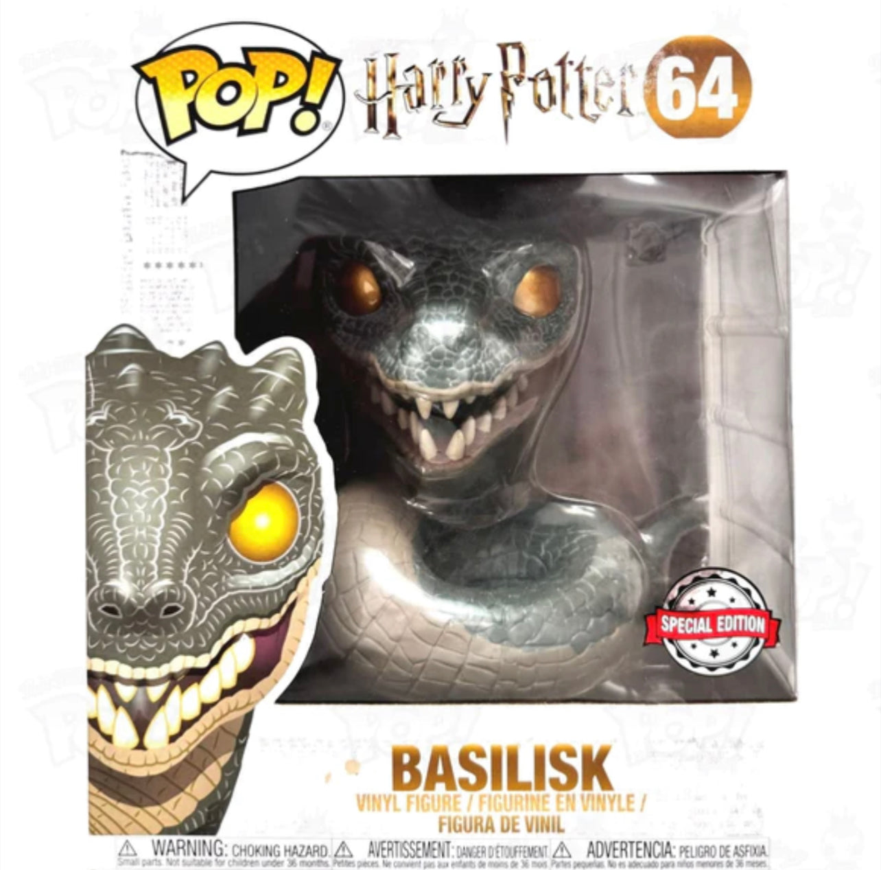 Funko Pop! Harry Potter Basilisk 64 6-Inch Special Edition Figure