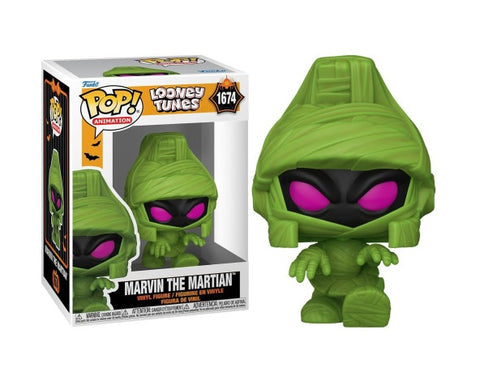 Funko Pop! Halloween Edition Looney Tunes Marvin The Martian 1674 + Free Protector