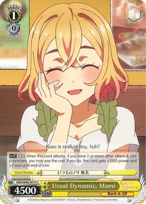 Weiss Schwarz Usual Dynamic, Mami - Rent-A-Girlfriend (KNK/W86)