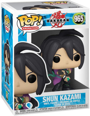 Funko Pop! Bakugan Battle Brawlers - Shun Kazan 965 Figure + Pop Protector