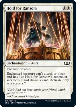 MTG! Hold for Ransom - Streets of New Capenna (SNC)