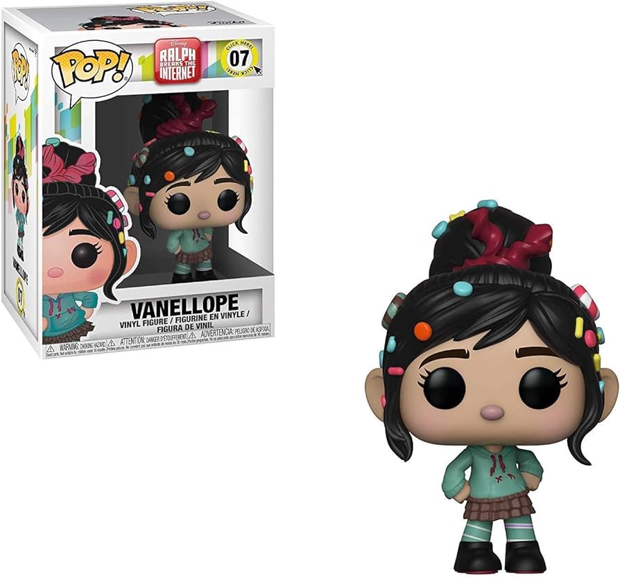 Funko Pop! Disney Ralph Breaks The Internet Vanellope 07 + Free Protector