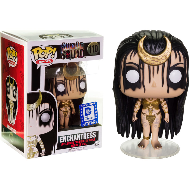 Funko Pop! Suicide Squad - Enchantress 110 DC Comics Legion of Collectors Exclusive Figure + Pop Protector