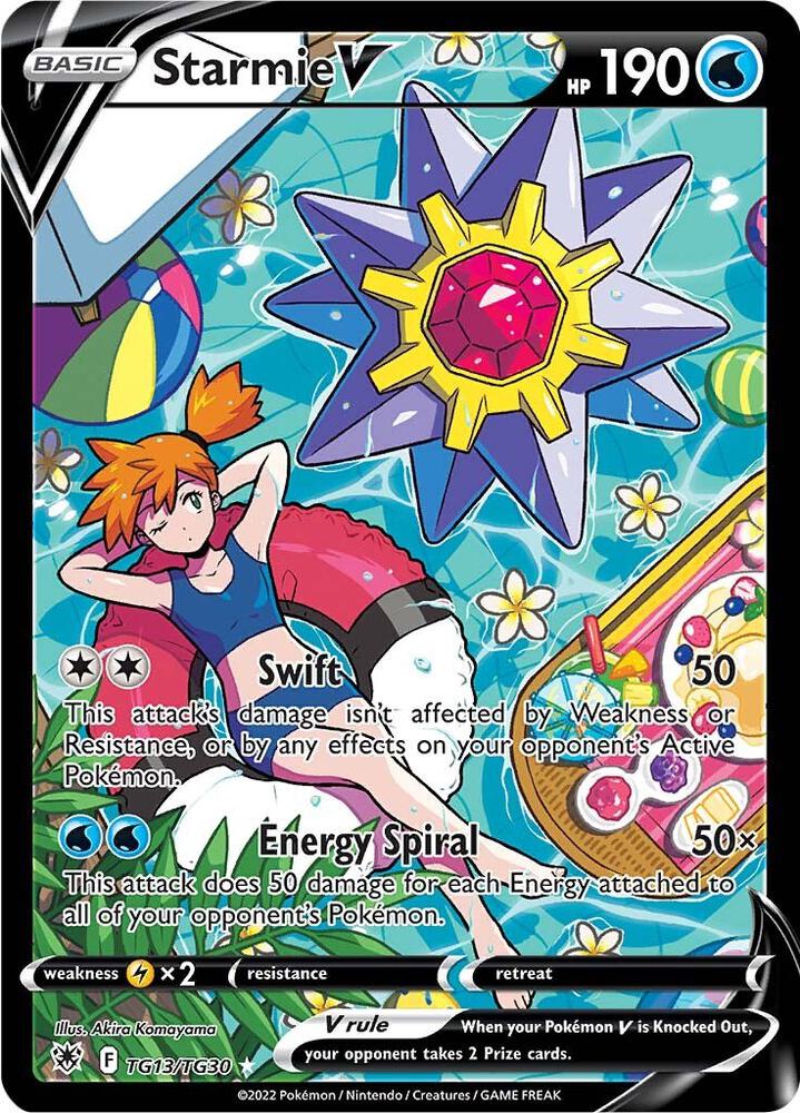 Pokemon TCG! Starmie V - SWSH10: Astral Radiance Trainer Gallery (SWSH10:TG)