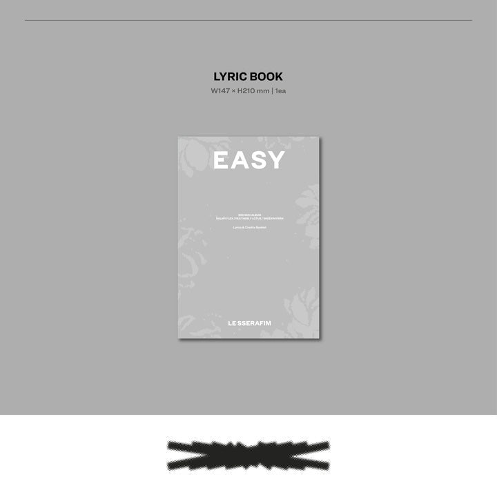 K-pop Le Sserafim - 3rd Mini Album (Easy) Vol. 2 (Featherly Lotus) Ver.