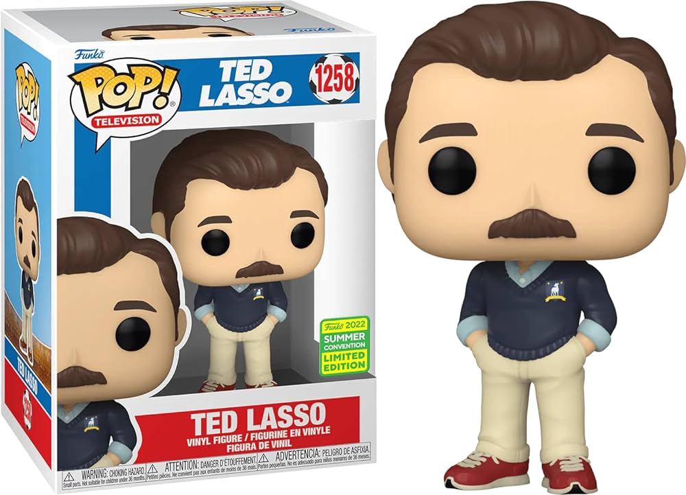 Funko Pop! Ted Lasso 1258 Funko 2022 Summer Convention Exclusive + Free Protector