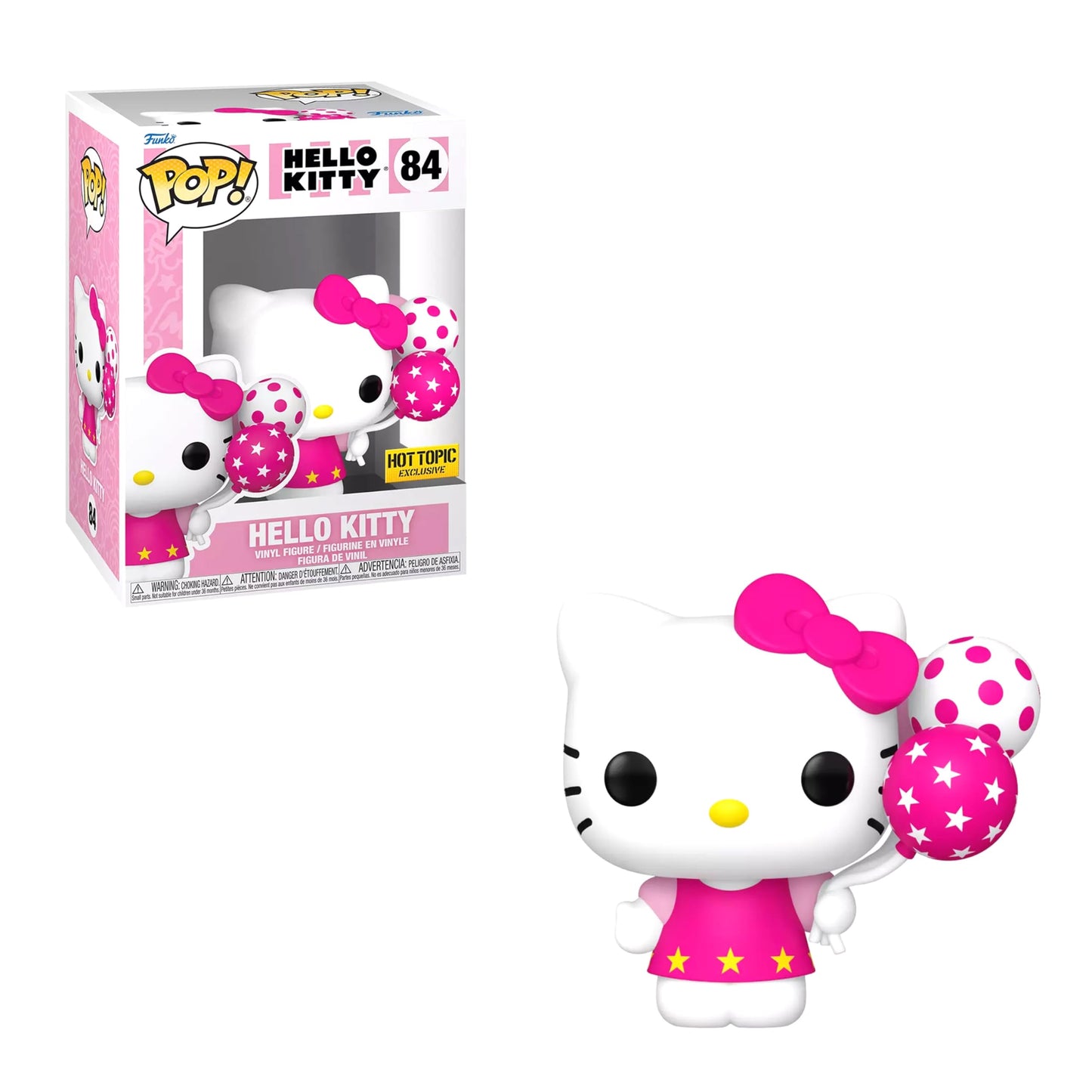 Funko Pop! Sanrio Hello Kitty 84 Hot Topic Exclusive + Protector