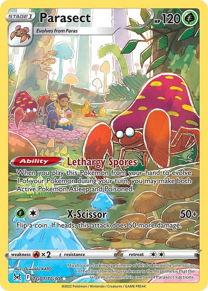 Pokemon TCG! Parasect - SWSH11: Lost Origin Trainer Gallery (SWSH11: TG)