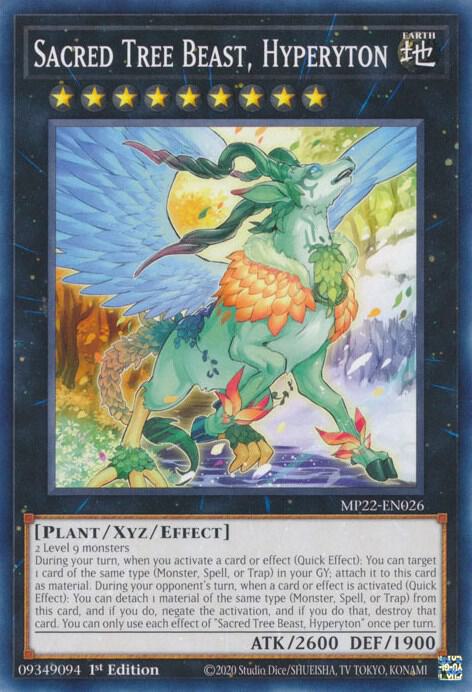 Sacred Tree Beast, Hyperyton - 2022 Tin of the Pharaoh's Gods (MP22)