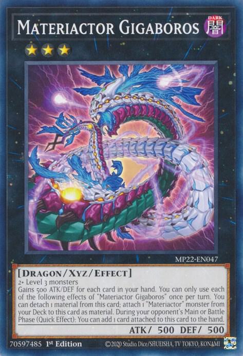 Materiactor Gigaboros - 2022 Tin of the Pharaoh's Gods (MP22)