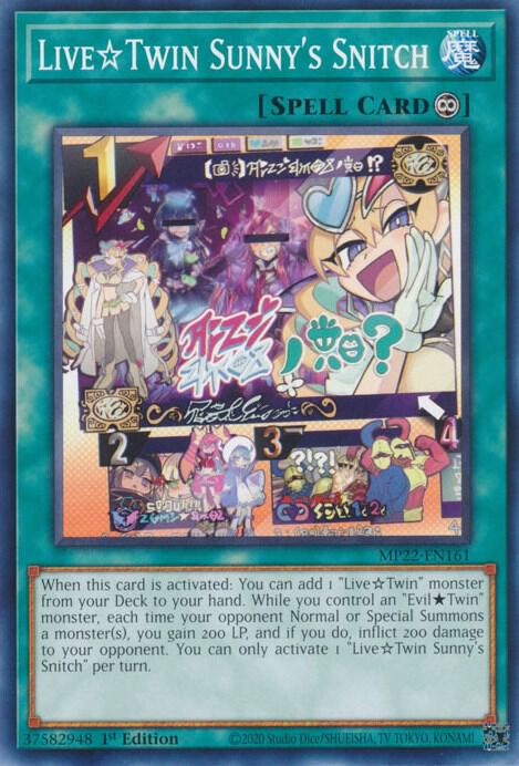 Live Twin Sunny's Snitch - 2022 Tin of the Pharaoh's Gods (MP22)