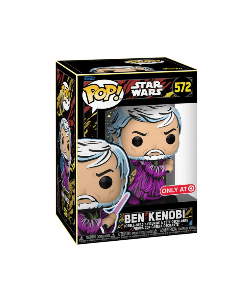 Funko Pop! Star Wars Ben Kenobi 572 Target Exclusive + Free Protector