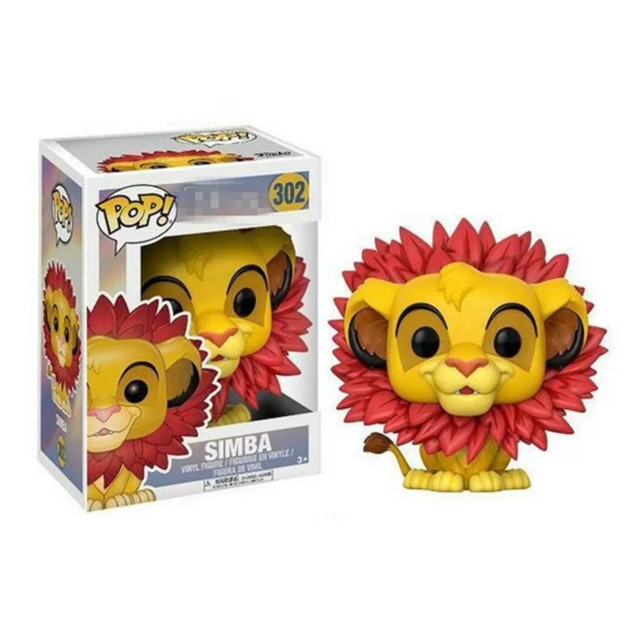 Funko Pop! Disney The Lion King - Simba (W/ Leaf Mane) 302 + Free Protector (VAULTED)