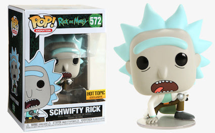 Funko Pop! Rick and Morty - Schwifty Rick 572 Hot Topic Exclusive Figure + Free Protector