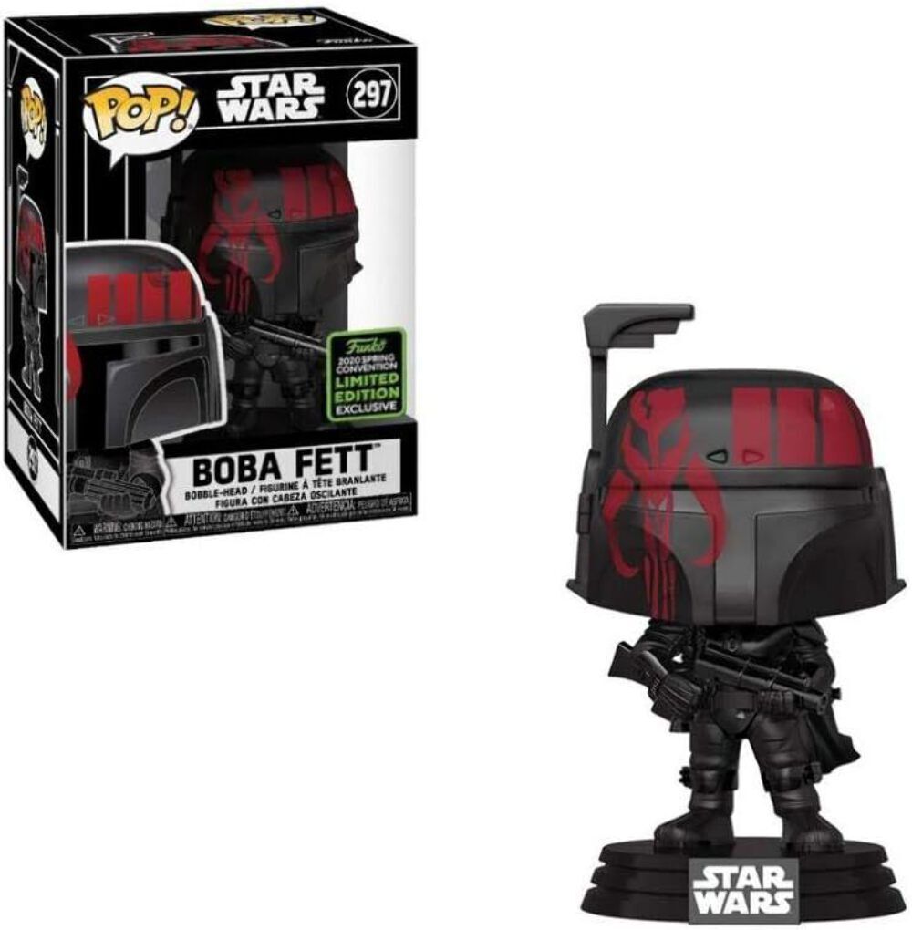 Funko Pop! Star Wars - Boba Fett 297 Funko 2020 Spring Convention Exclusive + Free Protector
