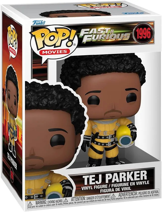 Funko Pop! Fast & Furious - Tej Parker 1996 Figure + Pop Protector