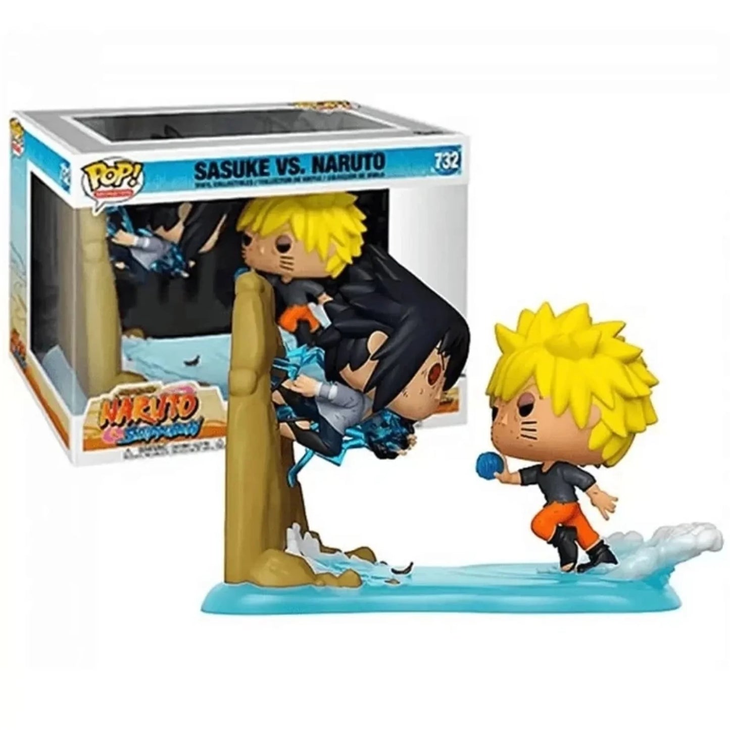 Funko Pop! Anime Moments Naruto Shippuden : Sasuke VS Naruto 732 GameStop Exclusive