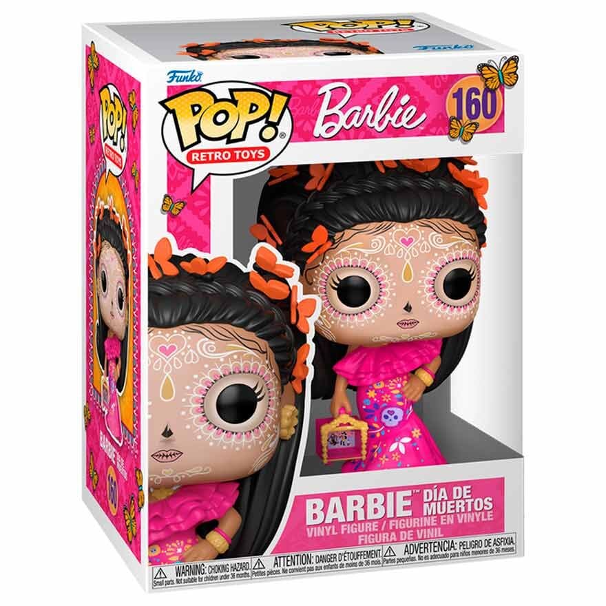 Funko Pop! Barbie Día Muertos 160 Figure + Pop Protector