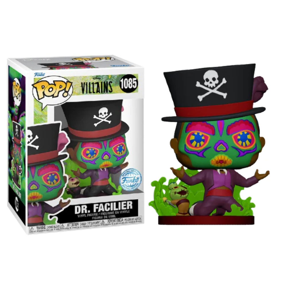 Funko Pop! Disney Villains - Dr. Facilier 1085 Funko Shop Exclusive + Free Protector