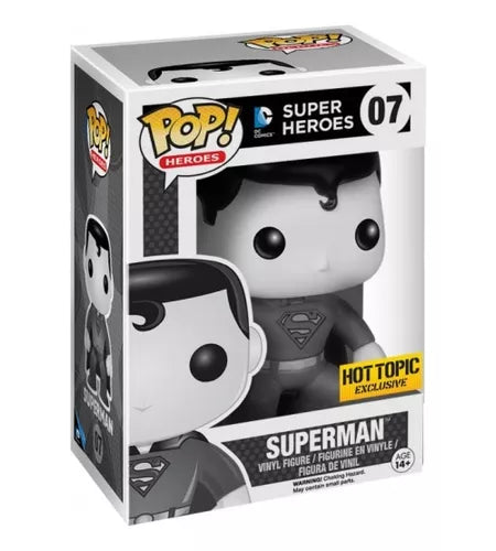 Funko Pop! DC Comics Super Heroes - Superman 07 Hot Topic Exclusive + Pop Protector
