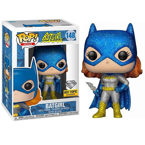 Funko Pop! DC Batgirl 148 Diamond Hot Topic Exclusive + Pop Protector