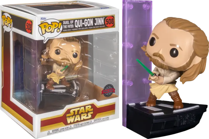 Funko Pop! Star Wars Duel of the Fates: Qui-Gon Jinn 508 Special Edition 6-Inch Figure