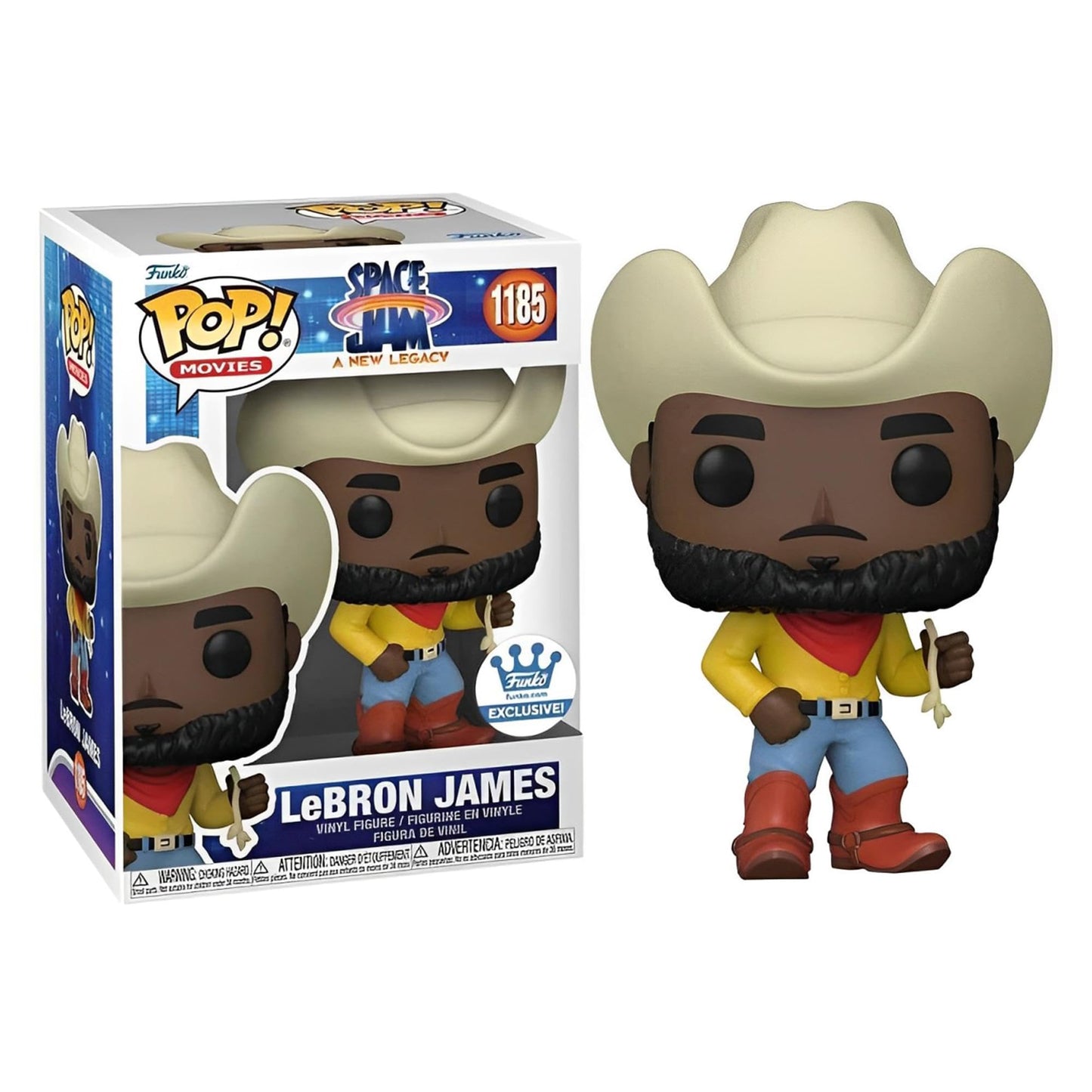 Funko Pop! Space Jam: A New Legacy - LeBron James 1185 Funko Shop Exclusive + Free Protector