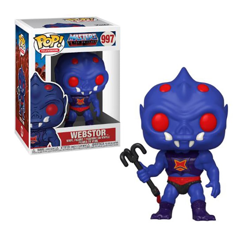 Funko Pop! Masters of the Universe - Webstor 997 Figure + Pop Protector