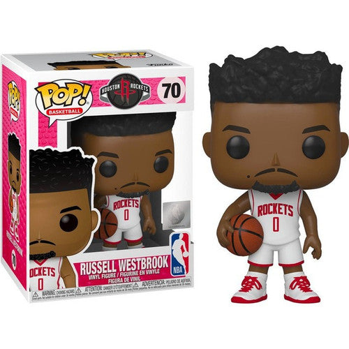 Funko Pop! NBA : Houston Rockets - Russell Westbrook 70 Figure + Pop Protector