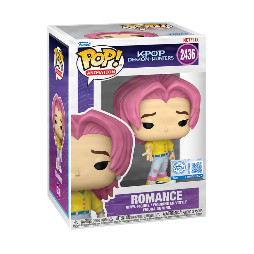 Funko Pop! Netflix K-pop Demon Hunters - Saja Boys : Romance 2436 Funko Special Edition Figure + Pop Protector