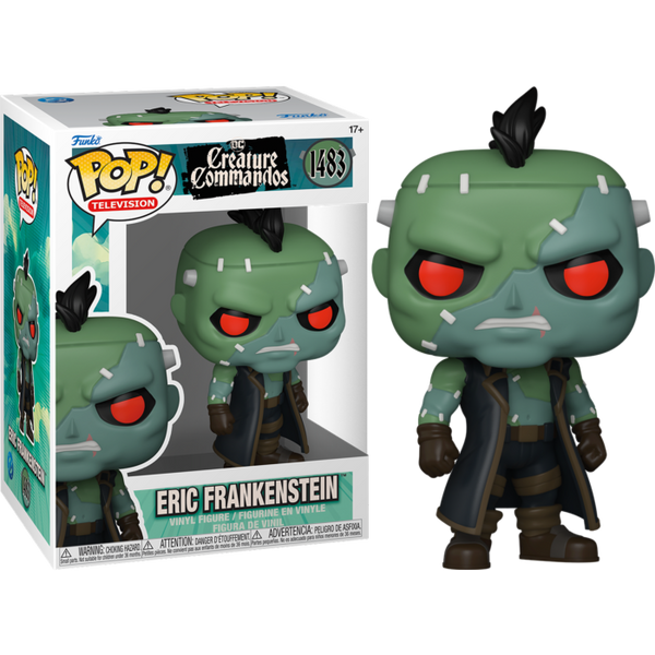 Funko Pop! DC Creature Commandos : Eric Frankenstein 1483 + Pop Protector