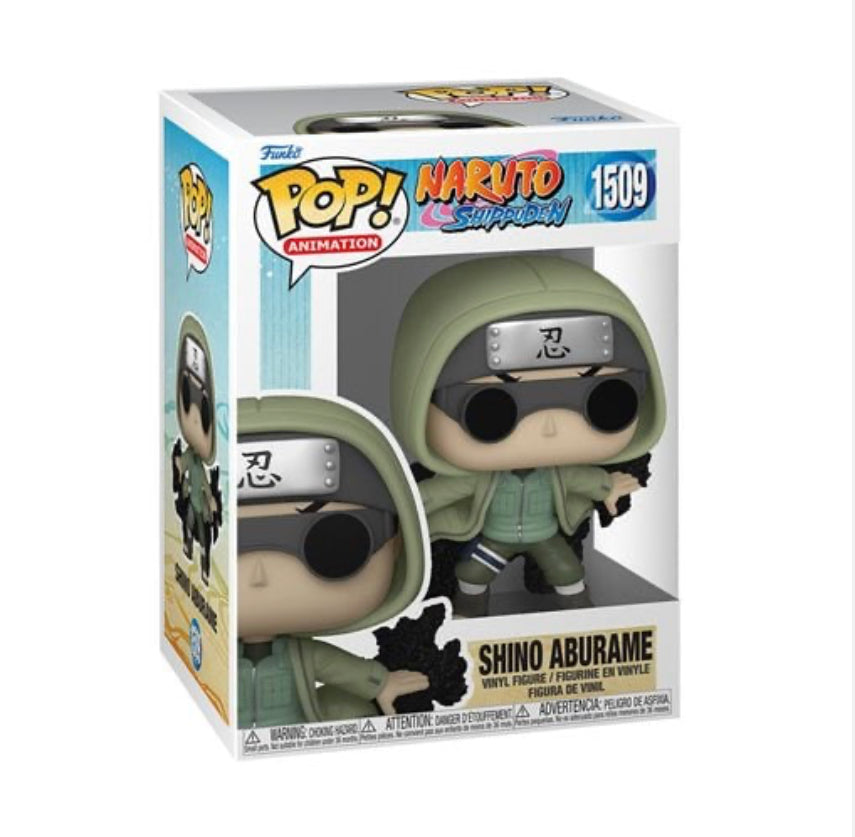 Funko Pop! Naruto Shippuden Shino Aburame 1509 + Free Protector